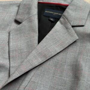 Banana Republic factory plaid blazer (size 6)